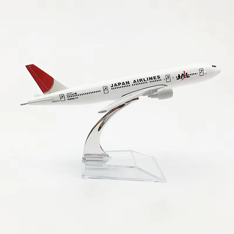 

16CM Airplane JAL Japan Airlines Boeing B777 Airlines Aircraft Diecast Plane Model Toys Gift Collectible