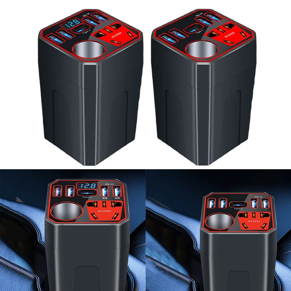 

Car Power Inverter 12V/24V To DC220V 200W Converter, Fast Car Power Converter Charger, USB 3.0 For Charging Electronic Tool