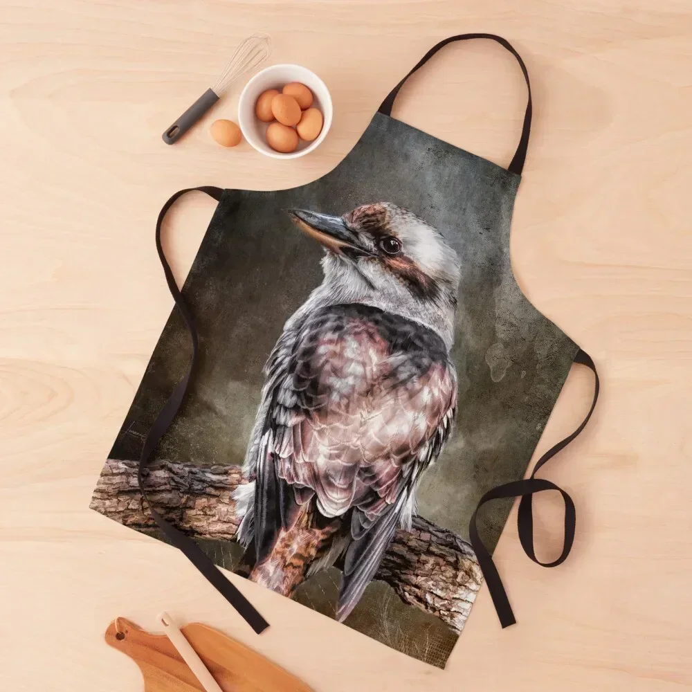 

Kookaburra Apron Kitchen accessories Trim Cloth japanese style Kitchens Men Apron