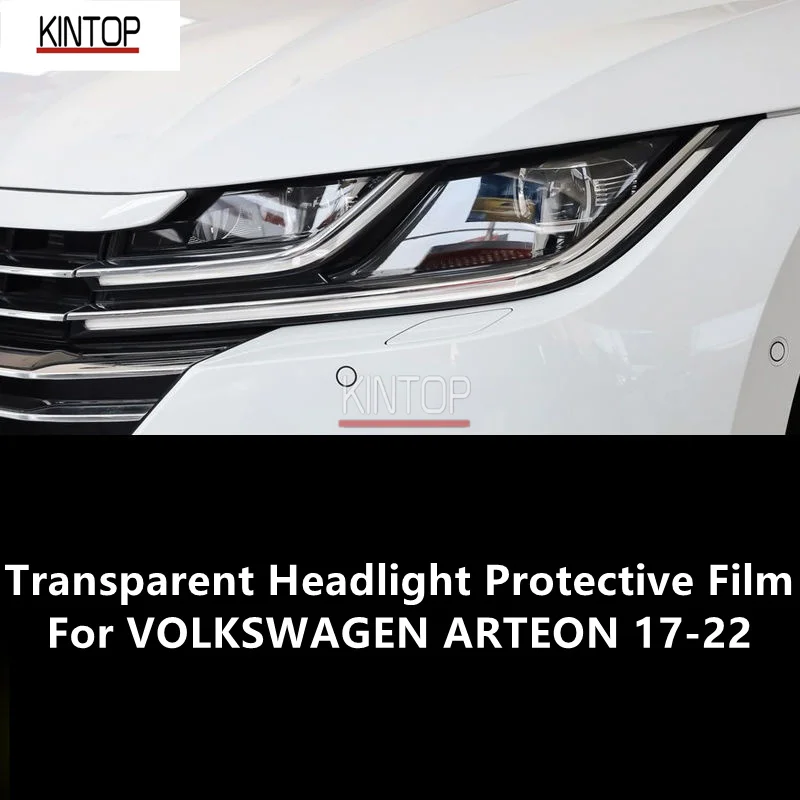 

For VOLKSWAGEN ARTEON 17-22 TPU Transparent Headlight Protective Film, Headlight Protection,Film Modification