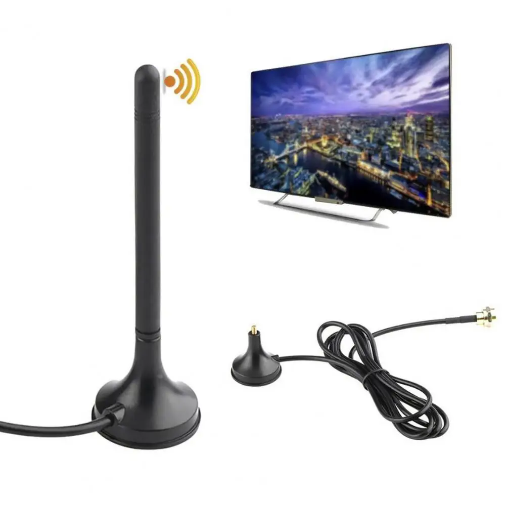 Digital TV Antenna GSM/3G/4G/WIFI Smart TV Box Antenna Vertical Polarization Wide Range Fast Transmission Home Indoor Antenna