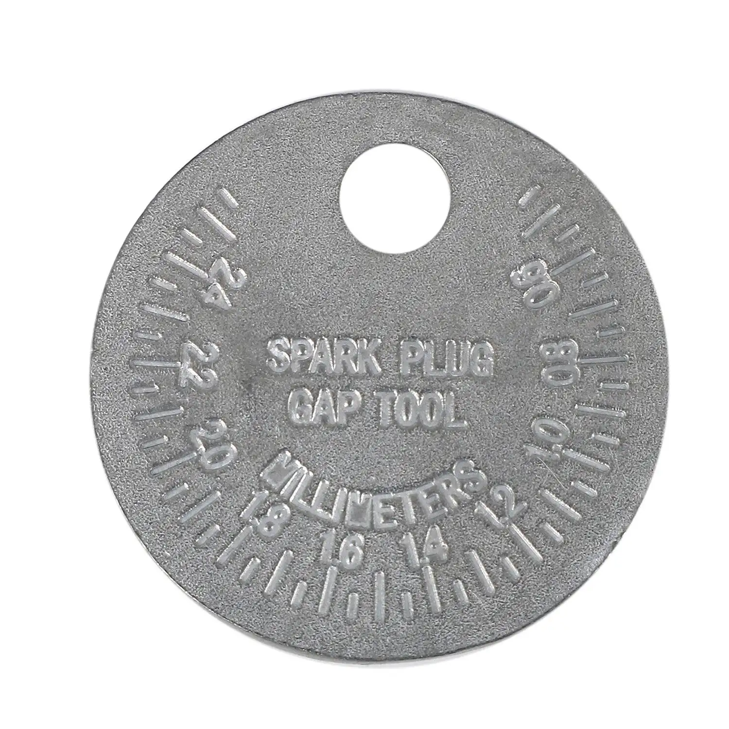 Spark-Plug Gauge Tool Measurement Coin-Type 0.6-2.4Mm Range Spark-Plug Gage