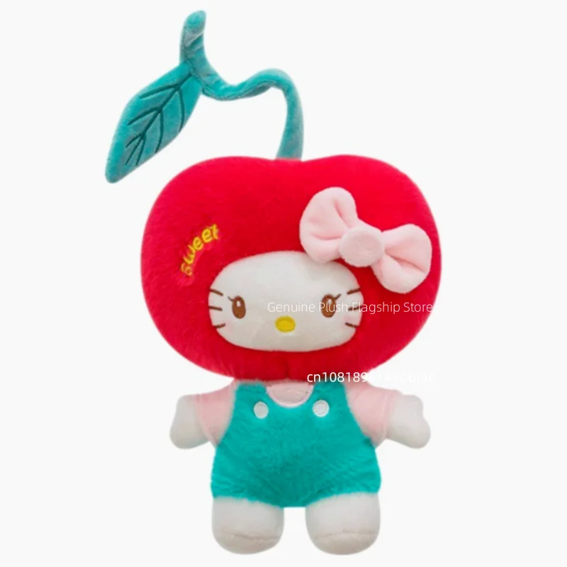 45 cm Sanrio Hello Kitty Cherry Cartoon Anime Pluche Gevulde Pop Leuke Kamer Decoratie Knuffels Kussen Peluche Ornamenten Geschenken