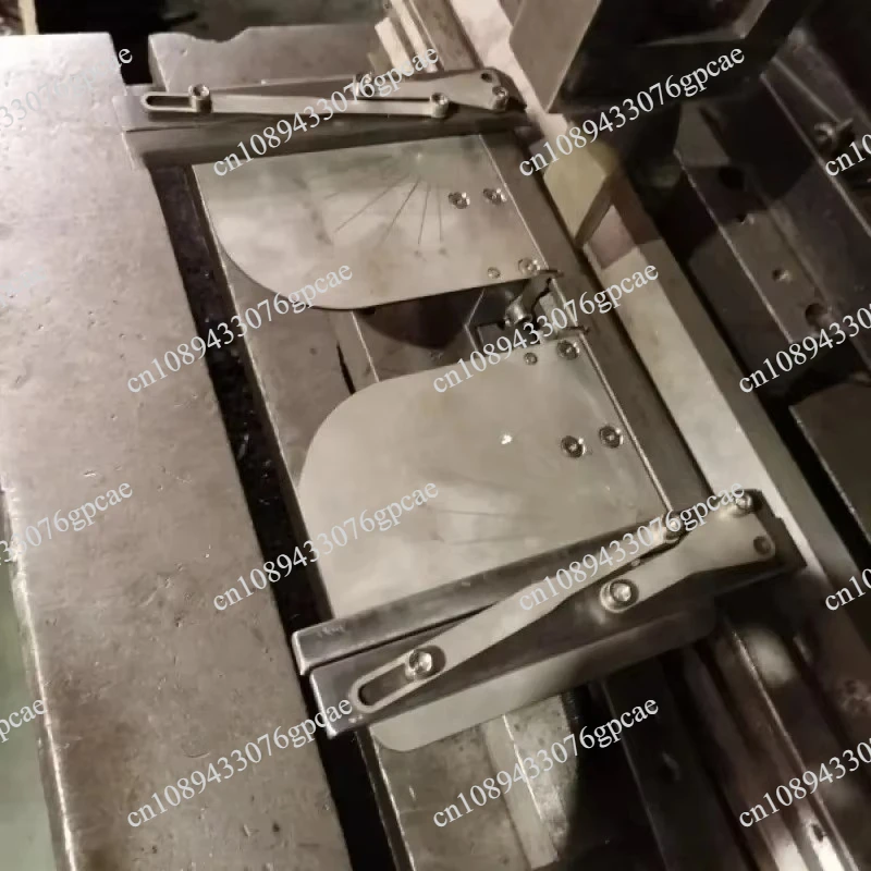 Press brake front support magnetic angle positioning artifact Auxiliary tool for sheet metal bending