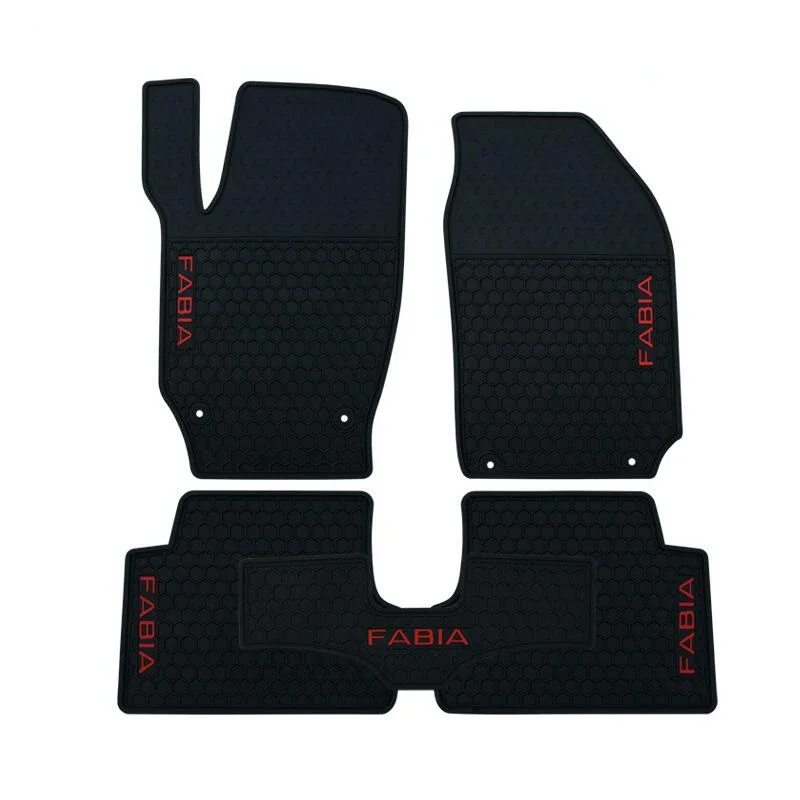 Car Floor Mats Car Mat Rugs Carpet For Skoda Fabia 2006 2007 2008 2009 2010 2011 2012 2013 2014 2015 2016 - 2021 Left Hand Drive