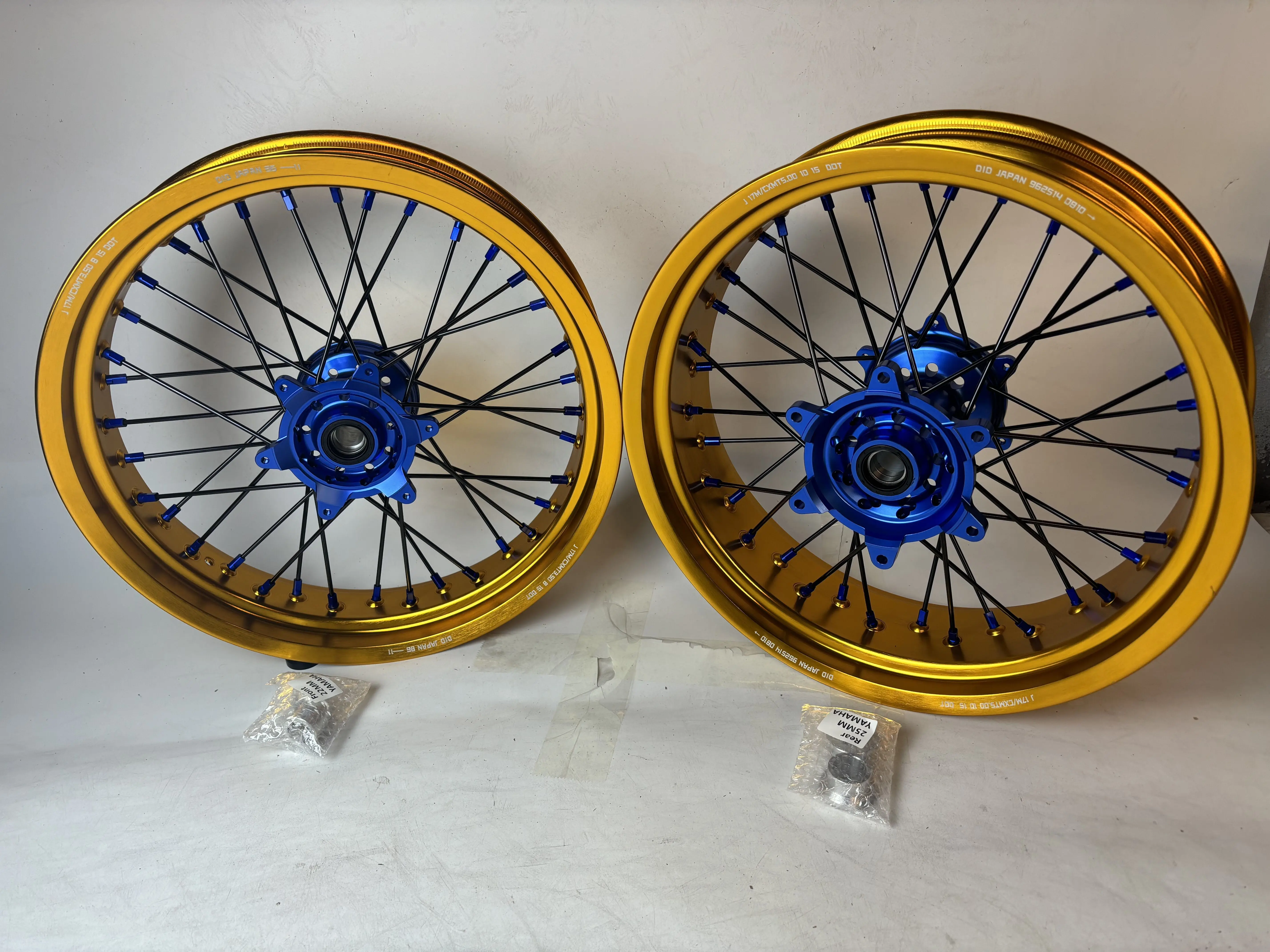 High Quality and High Hardness Motorcycle Wheels for 2003-2025 Supermoto for EXC/SXF 125CC-525CC New Condition