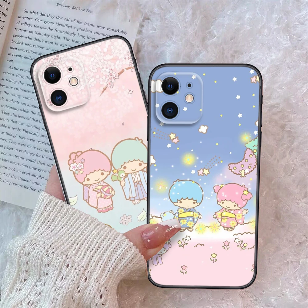 T45 sanrio little twin star Soft Case for Huawei Y5P Y6P Y7A Y8P Y9A Y6 Y7 Y8S Y9S Y9 Nova 9 9I 4E 5T 7 Mate 10 Lite 20 Pro P30