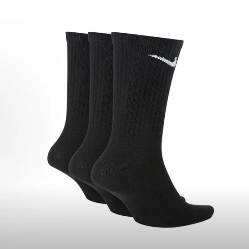 Nike EVERYDAY LTWT CREW 3-PACK جوارب قطنية ناعمة ومسامية وممتصة للرطوبة ومريحة وبسيطة عالية الجودة SX7676-010 #3