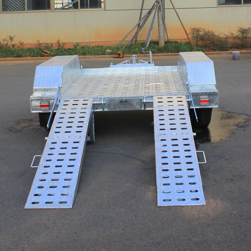 Heavy Duty Galvanized Excavation Trailer is Perfect for Hauling Debris