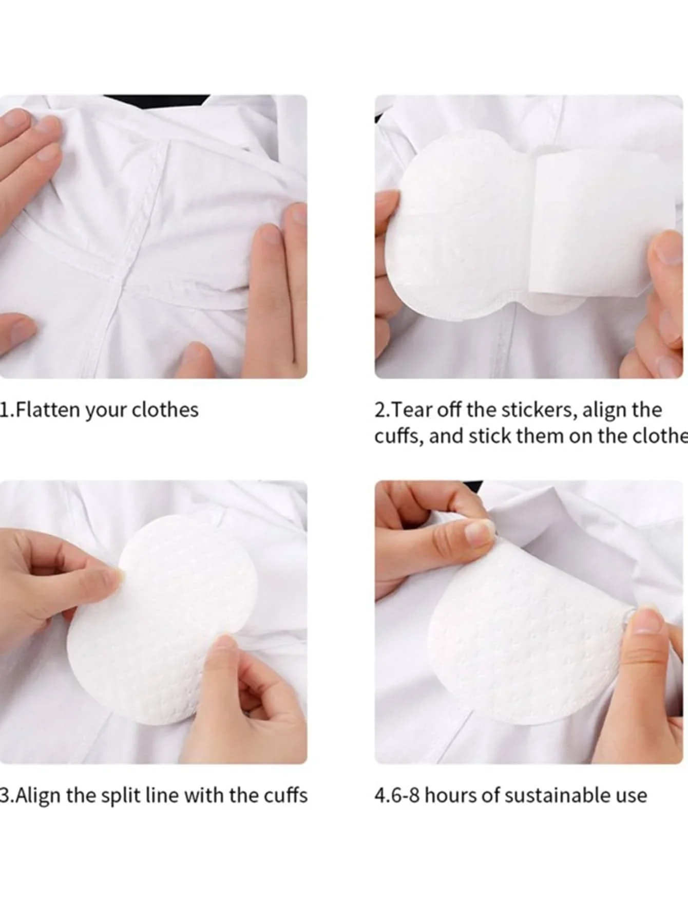 20/30/50/70 PCS- Disposable Sweat-absorbing Patch Summer Deodorants Cotton Pads Underarm Armpit Sweat Pads Dress Disposable Stop