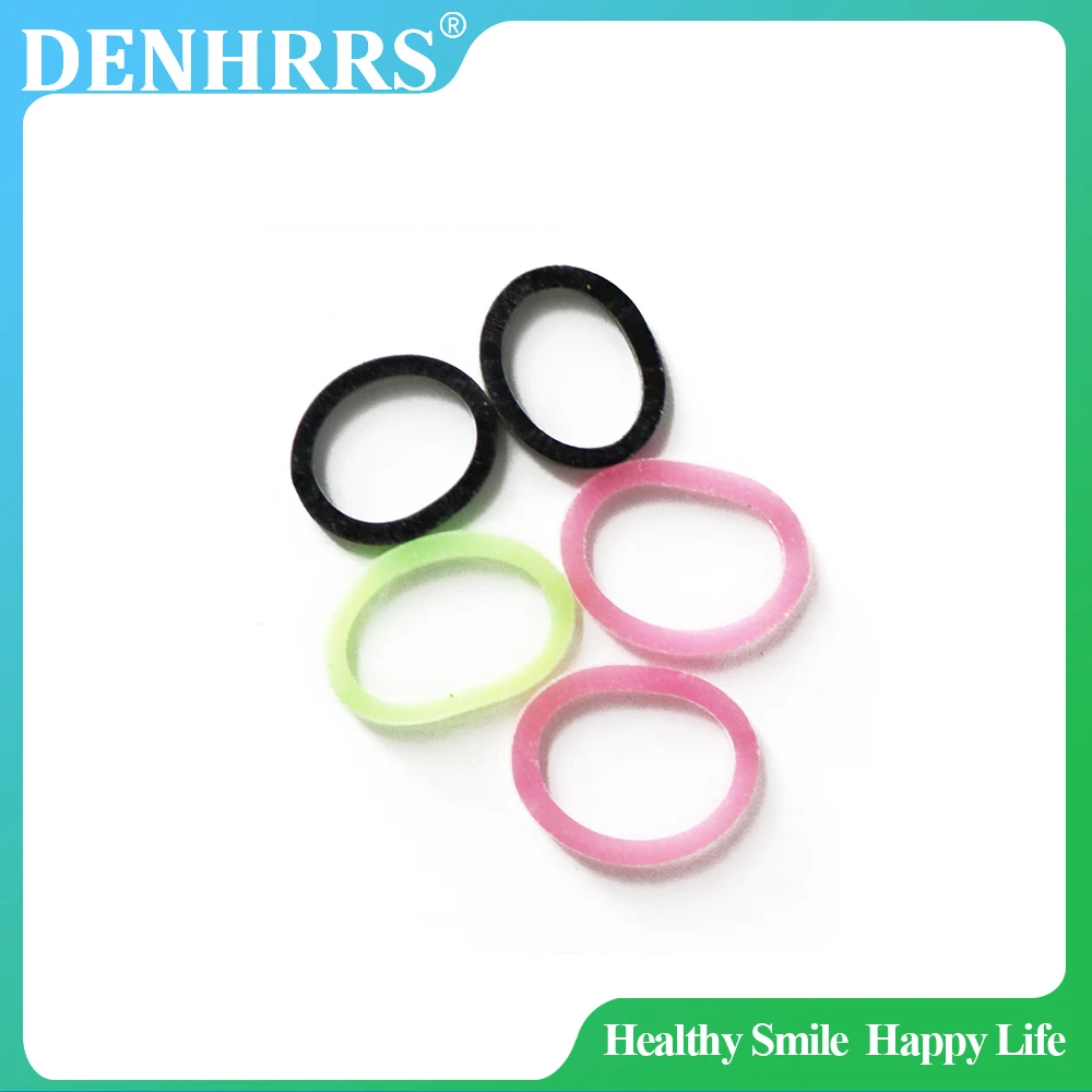 10Packs 100Pcs/Pack Dental Orthodontic Colorful Elastic Rubber Bands 4.5OZ for Teeth Braces