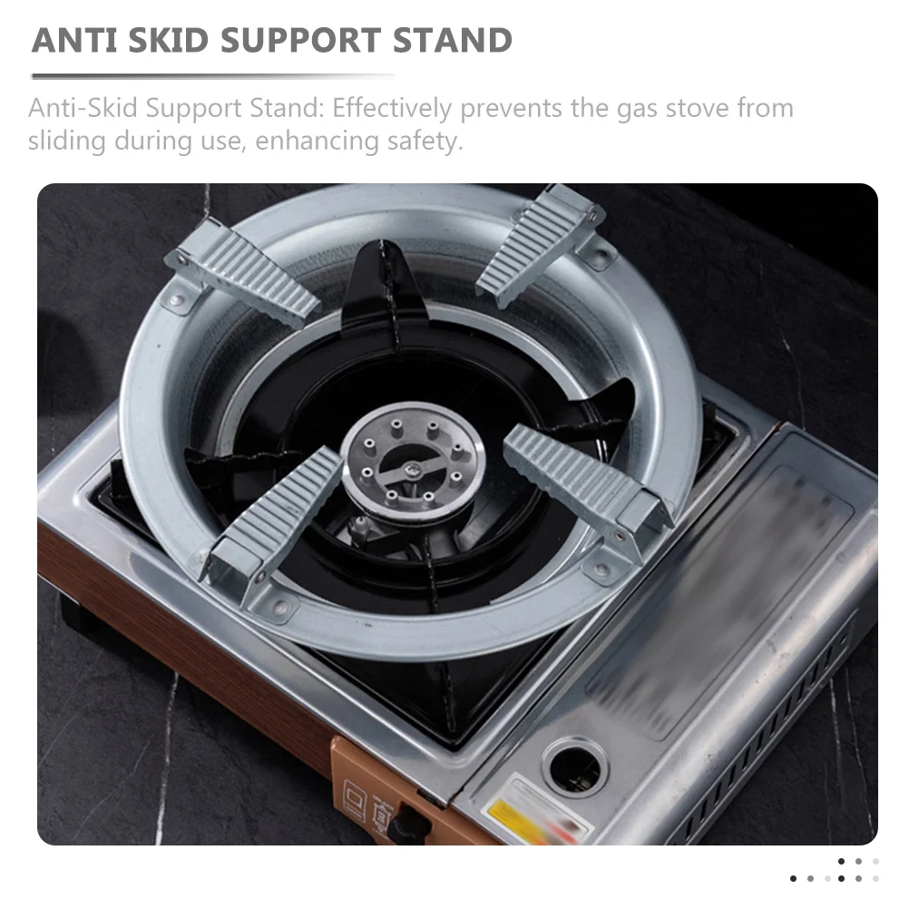 

Nonslip Gather Wok Stand Windproof Gas Stove Holder Rack Energy Saving Metal Support Antiskid Fire Distributor