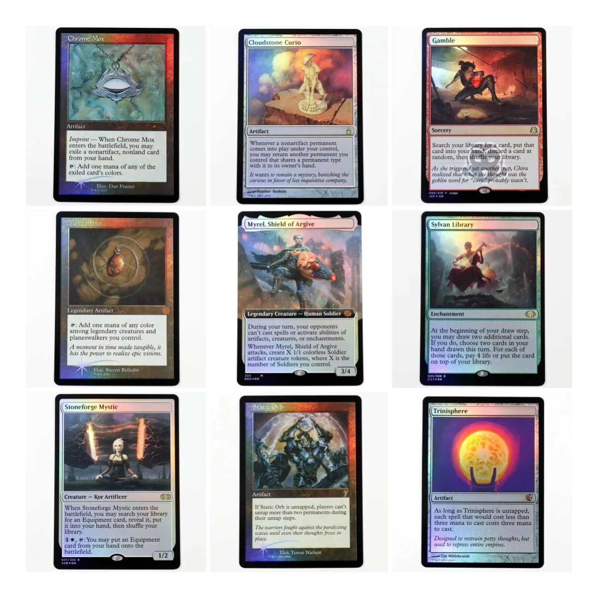 Foil4 Magical Proxy Game Black Najwyższej jakości karty do gry Proxy Ancient tomb Solitude Mox Gathering Gra planszowa Trading Cards Pro