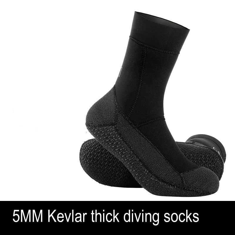 5MM neopren kevlar anti zástrčka pružné spearfishing rafting kayaking plavat ponožky scuba voda sport šnorchlování pláž surfování ponožky