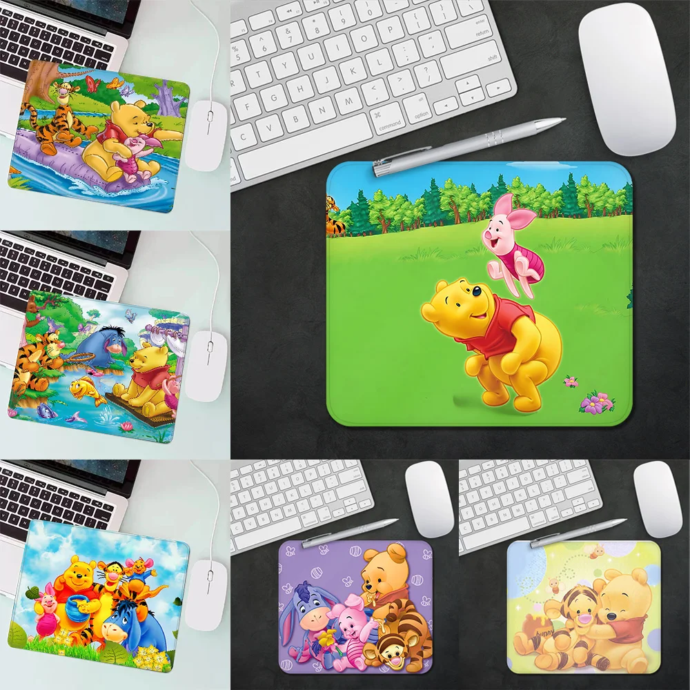 Winnie The Pooh Cartoon Gaming Mouse Pad XS Small Mousepad For PC Gamer Desktop Decoration Office Mouse Mat Deskmat Rug