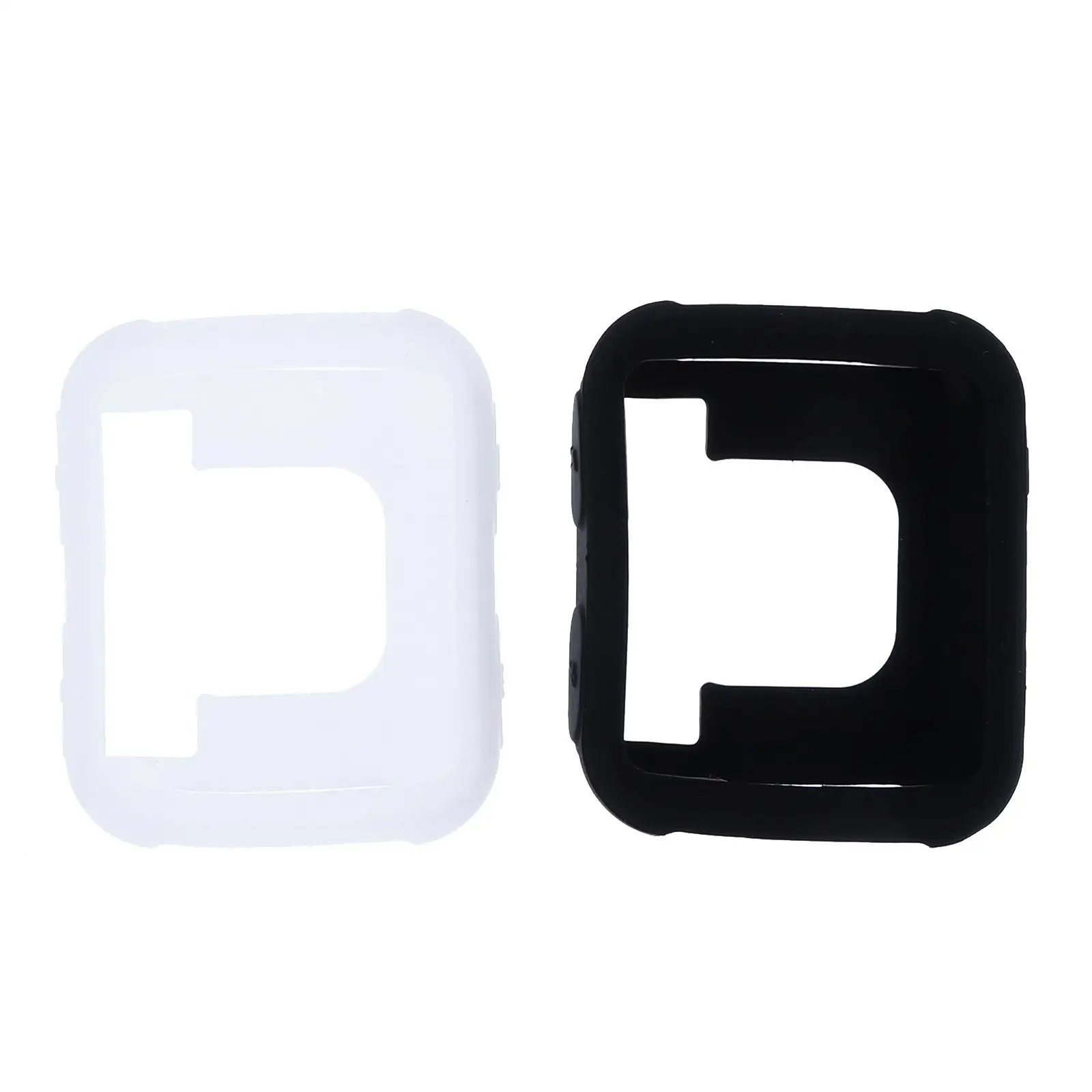 

2 Pcs Watch Case Silicone Protector Smart Anti-Scratch Shell Protective Shockproof Screen Accessories