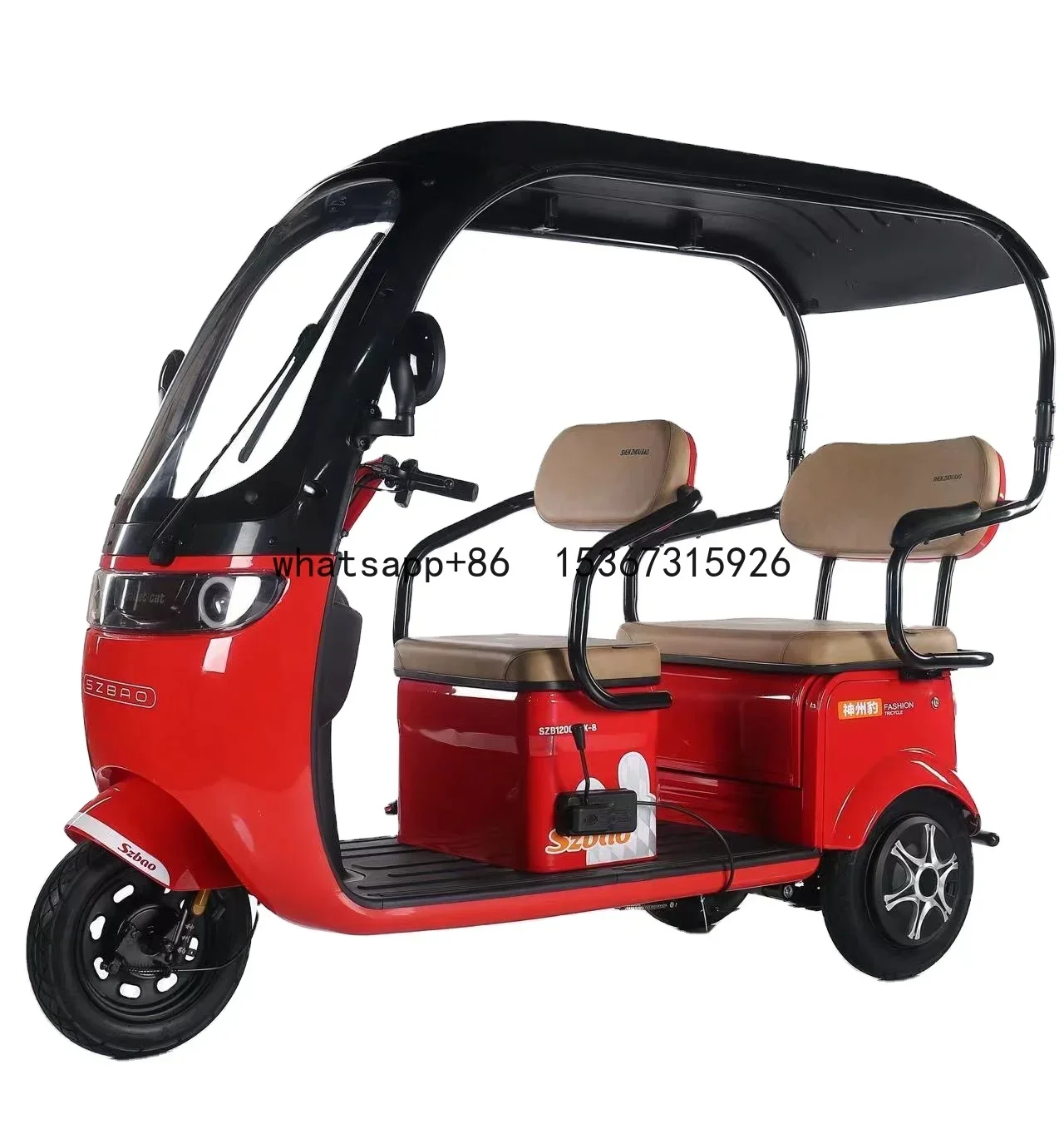 China Factory Direct Sales Hot Sell Durable 600 Watt Electric Tricycle Adult Tricycle