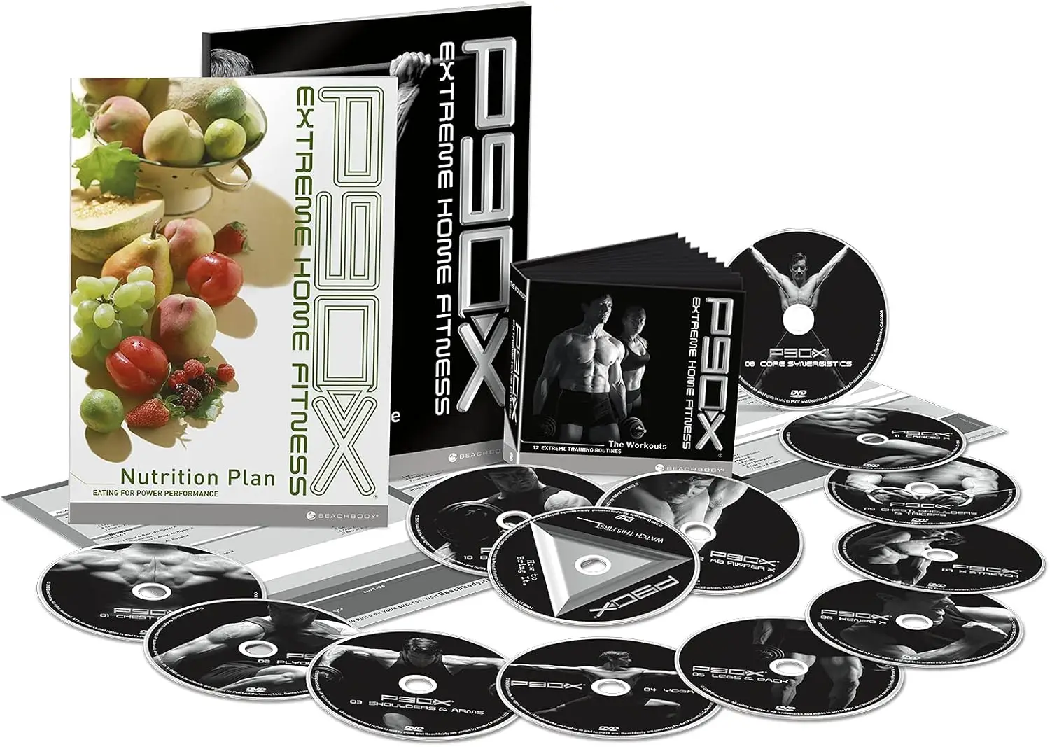 

P90X DVD Workout Base Kit, Home Gym Exercise Program, No Workout Equipment Needed