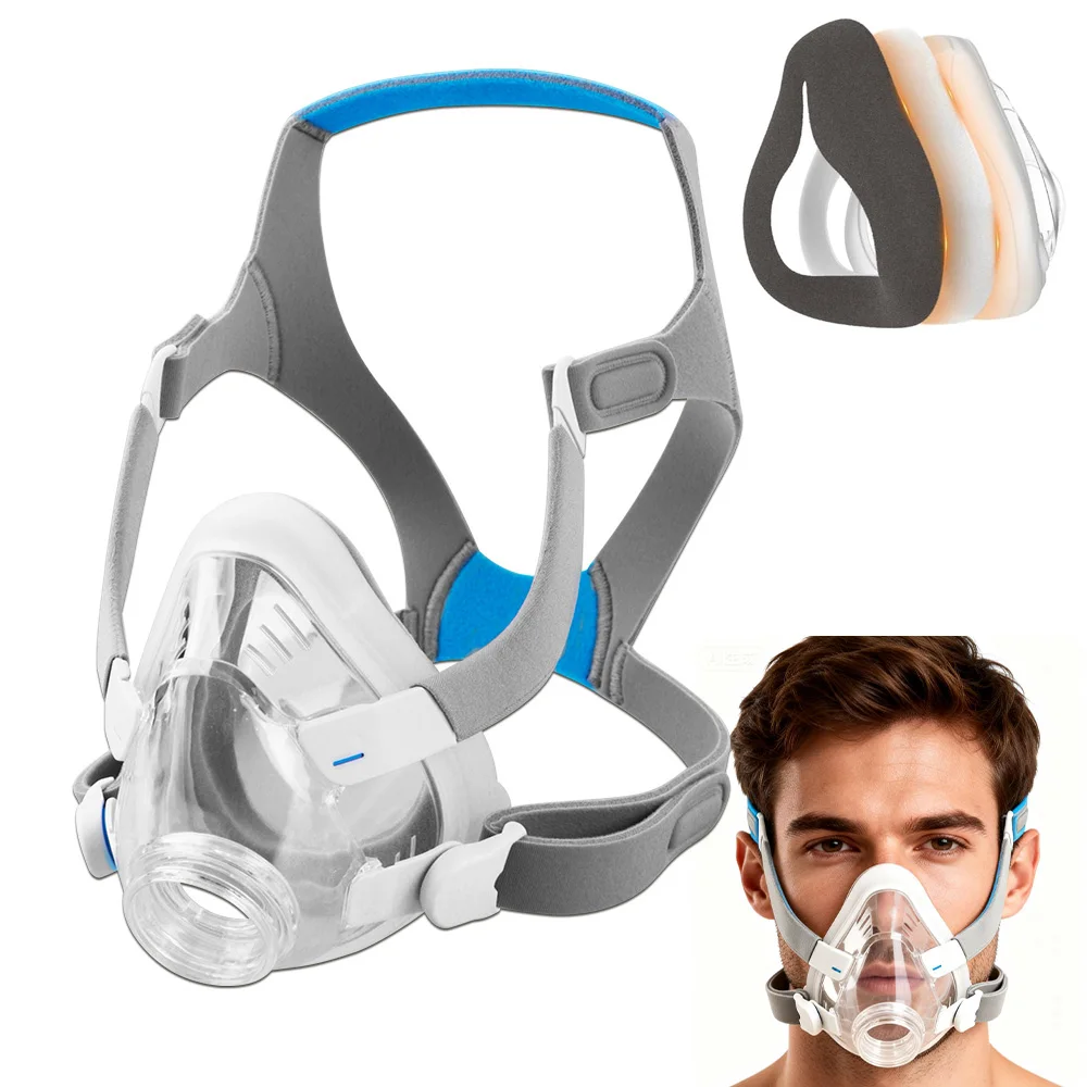 

Модернизированный набор для Airfit F20 размера M/L, включает мягкую и тепловую подушку (гибрид 3 в 1), прочную рамку, ремешок на голову, магнитные зажимы