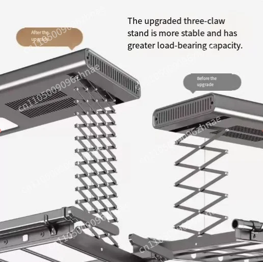 Intelligent electric drying rack remote control automatic lifter scissors drying drying rod