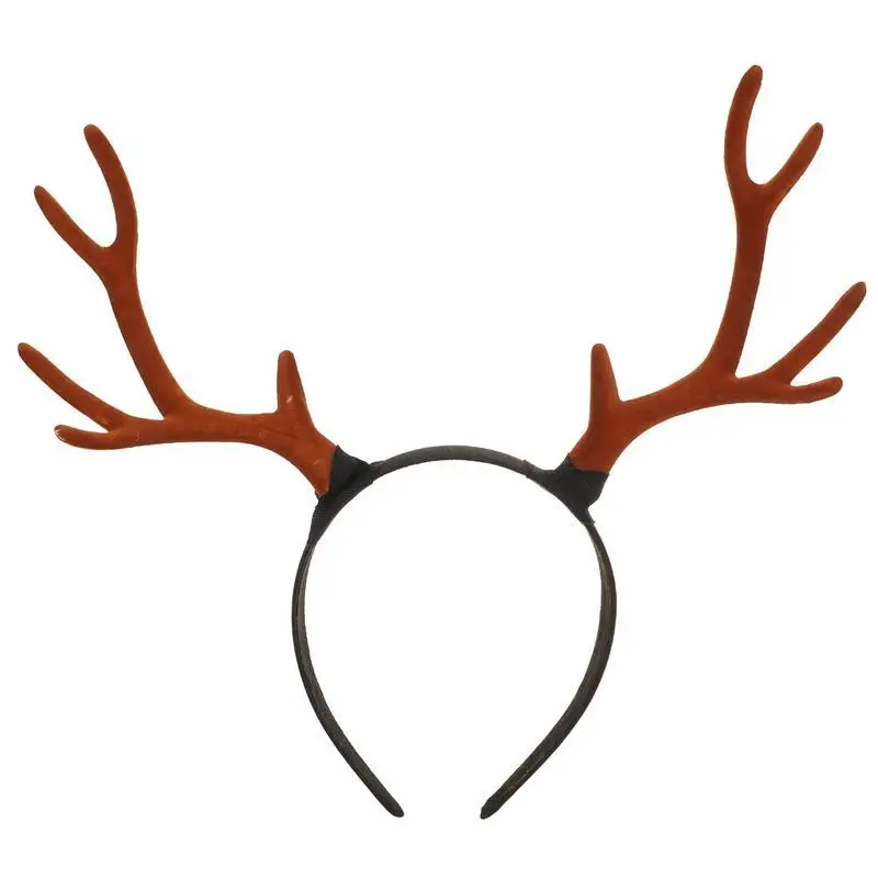 

Christmas Antler Flocked Deer Branch Headband Antler Headband Xmas Antler Headband Xmas Headwear Christmas Party Decoration