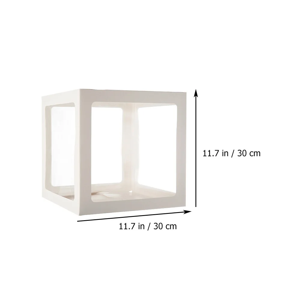 

4pcs Boxes Transparent Party Holders For Birthday Wedding Decoration Balloon Display Box Party Favors Decorative Balloon Cases