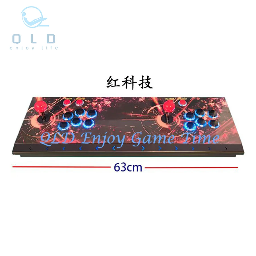 3D PandoraSaga box 26800 in 1 Save Function Arcade stick Retro Game LED Console Metal Cabinet Support 4 Players Zero Delay