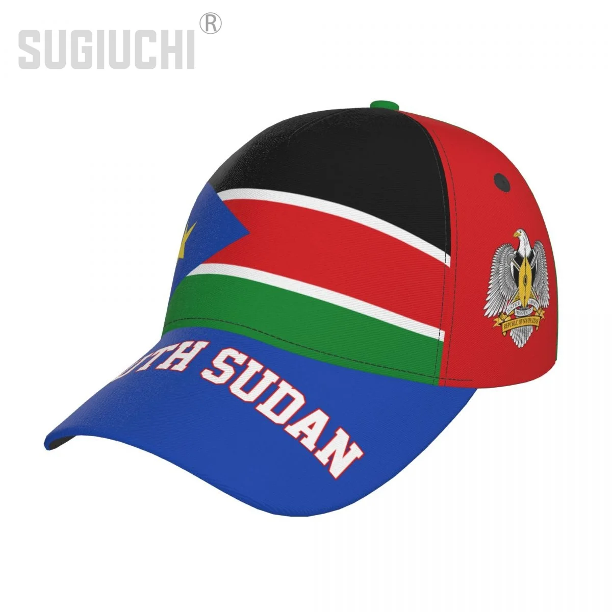 

Unisex South Sudan Flag South Sudanese Adult Baseball Cap Patriotic Hat for Baseball Soccer Fans Men Women