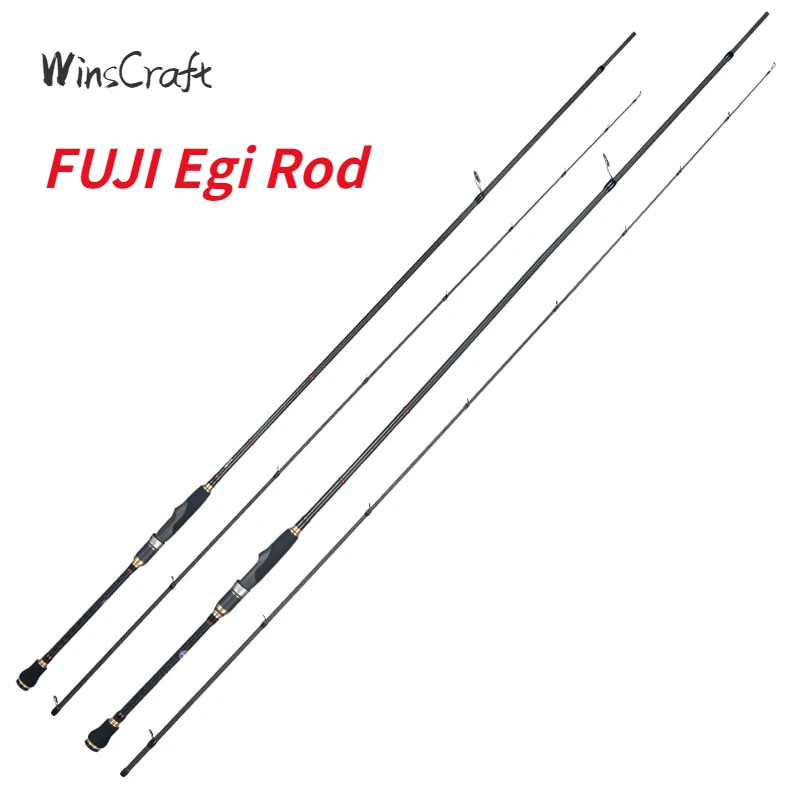 Winscraft-ultra-light fishing rod, Japan Fuji K-EGI, squid lure, 762ML, 832ML, 832M, 862M, PE 0.4-1.2, size #2-3.5