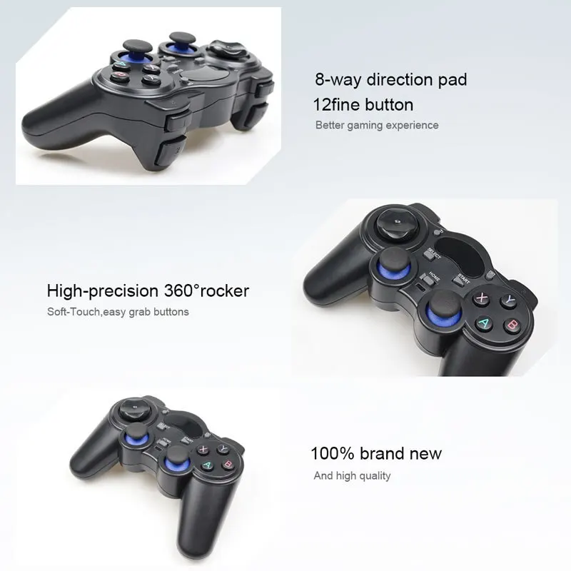 2.4G Controller Gamepad Wireless Joystick with OTG Converter for P3 Android Phone Tablet PC Smart TV Box