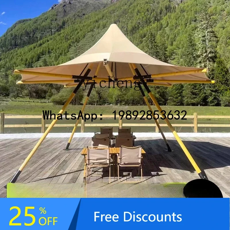 

outdoor tent camp bed and breakfast camping Internet celebrity scenic spot bar restaurant romantic can be easily stored tent