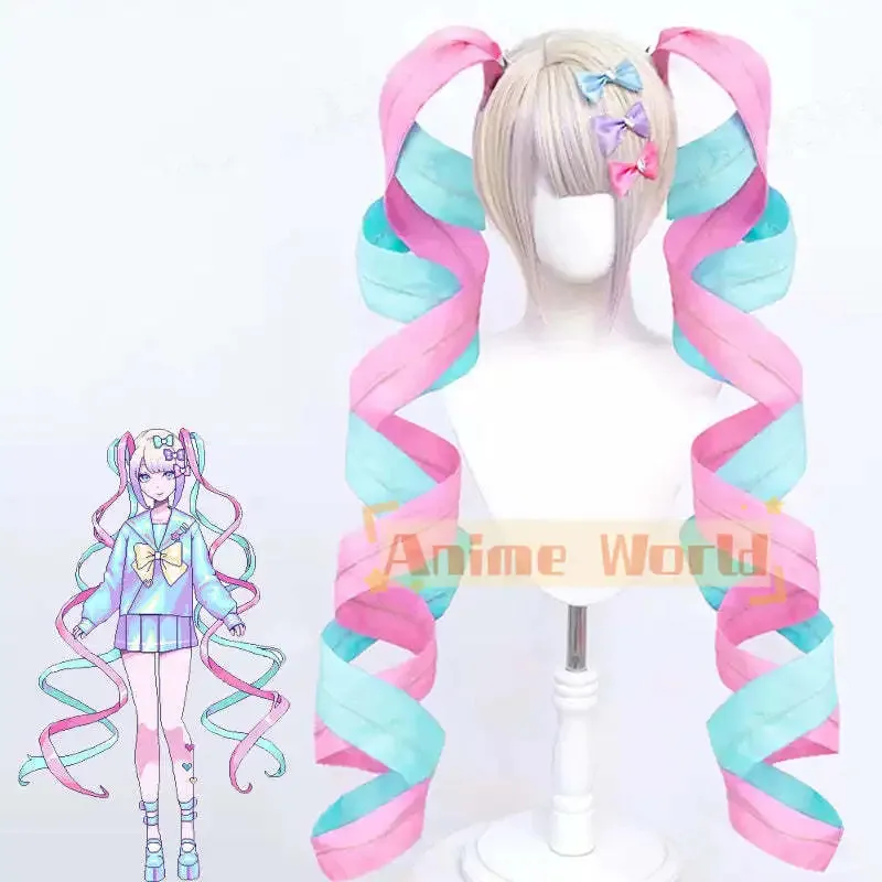 

Anime Needy Streamer Overload MGkawaiiAngel-chan KAngel Cosplay Wig Halloween