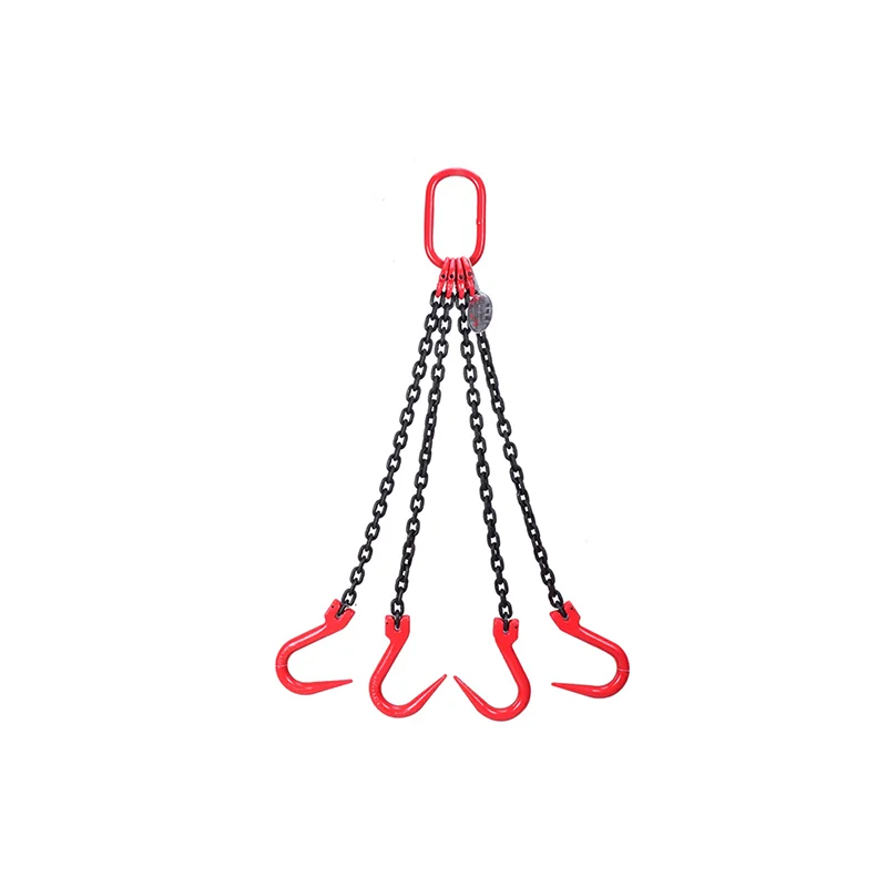 

Double Legs Lifting Chain Sling 4 Legs Adjustable 16 mm 6 m Double Legs Lifting Sling Chain with Master Link