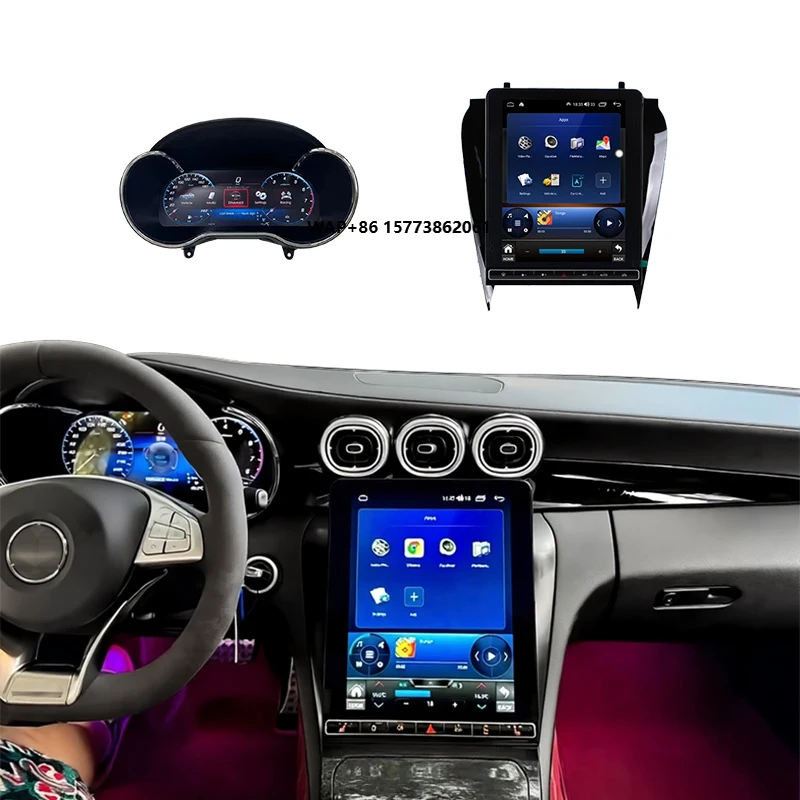 

2016-2022 Bz GLC Car Navigation System Upgrade New Android Full LCD Instrument Panel with CarPlay Function