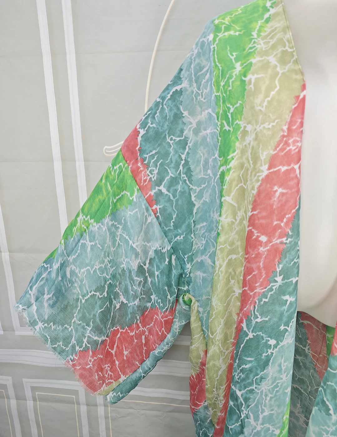 Afrikanische beliebte Strandparty-Vertuschung für Frauen, übergroße, modische, bedruckte lange Kimonos, Blogger, vorne offen, Duster-Mantel für den Urlaub