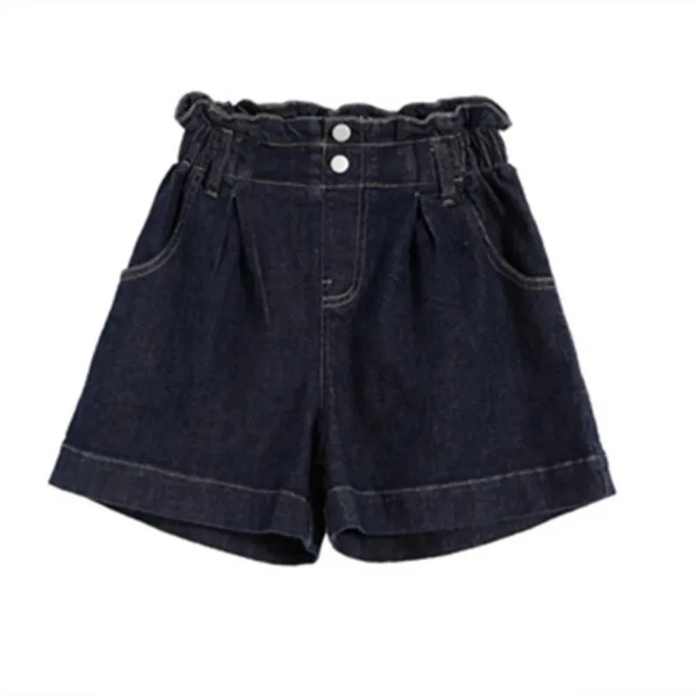 Summer Trendy Thin Jeans for Big Children, Comfortable Shorts for Girls, Fashionable Hot Pants for Girls