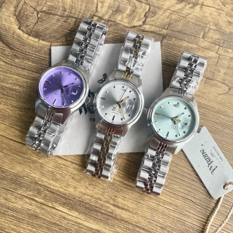 New Weiwei'an Mother WatchCrushing Blue Watch White Moonlight Mint Green orologio da donna Rose Red Small Golden