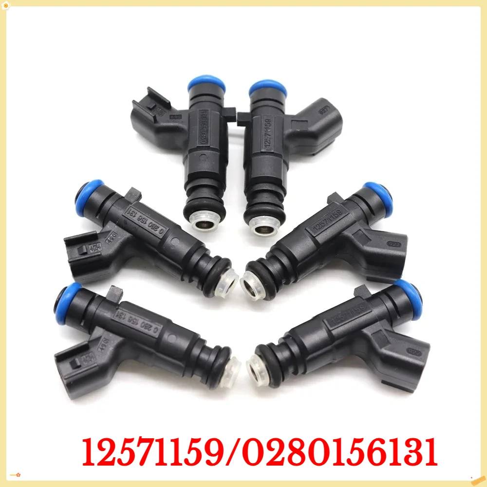 Inyectores de combustible compatibles con CADILLAC CTS SRX STS BUICK ALLURE LACROSSE RENDEZVOUS 2004-2008 FJ703 62266 83212116 0280156131 12571159