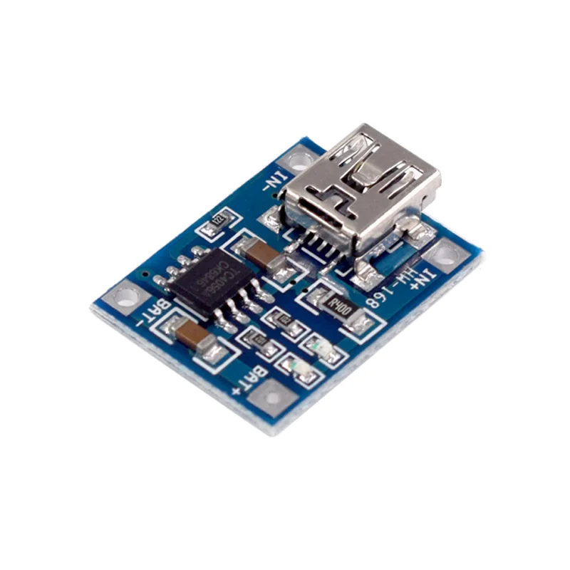 Micro Type-c USB 5V 1A TP4056 Lithium Battery Charger Module Charging Board With Protection Dual Functions Current Protection - Detail Angle #03