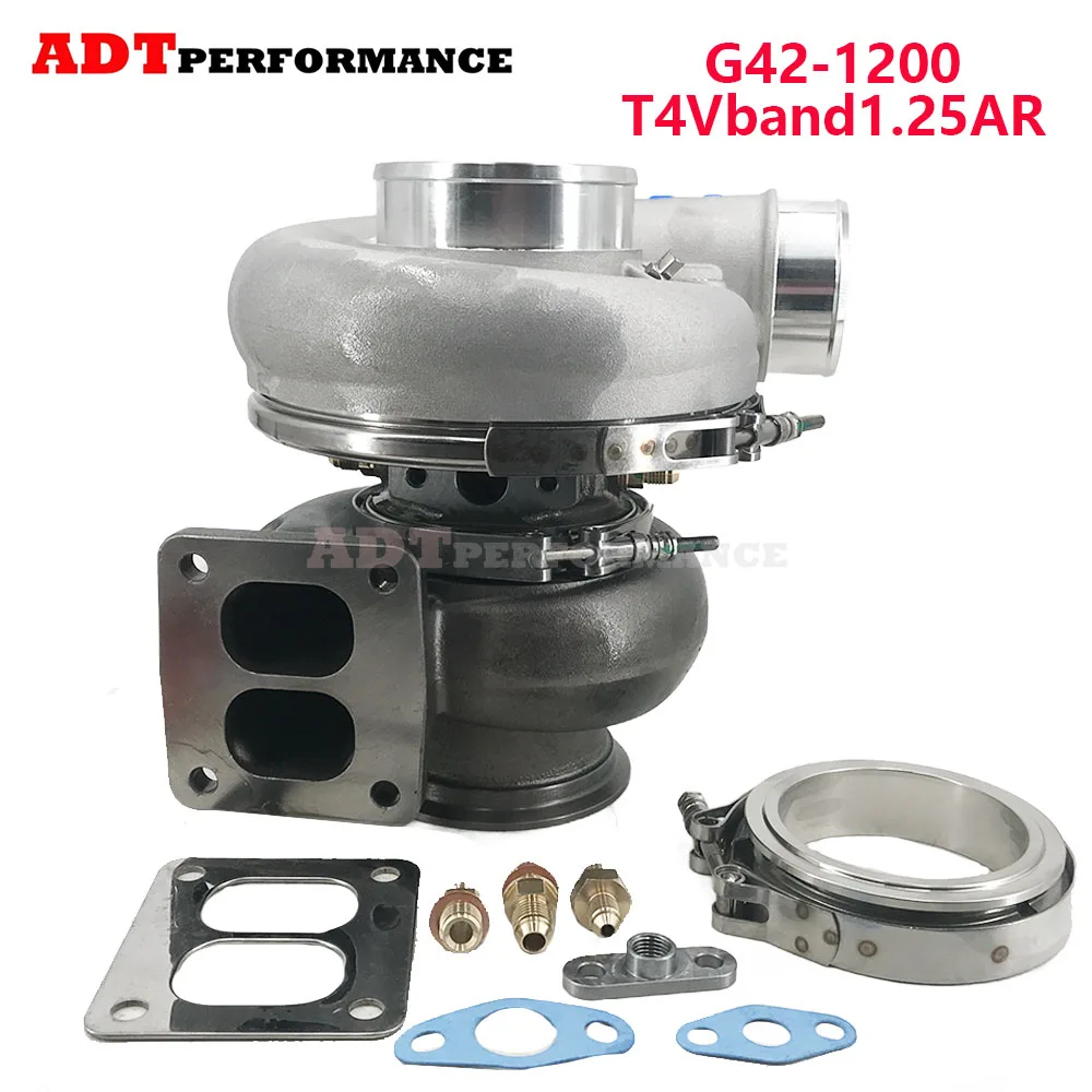 

G42-1200 G-Series T4 Vband1.25AR 73mm G421200 860778-5004S 757707-0011 757707-0012 757707-0013 475-1200HP 2.0L-7.0L Turbocharger