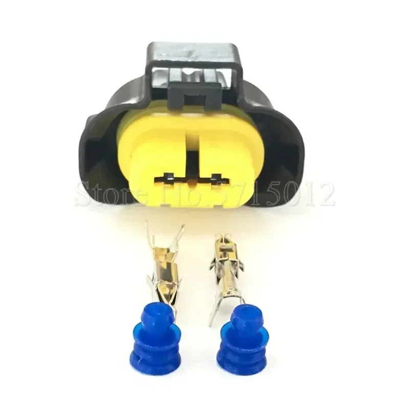 2 Hole ST090521-01 Automotive Fog Lamp Socket Car Foglight HeadLight Waterproof Plug For Nissan Peugeot Natchie