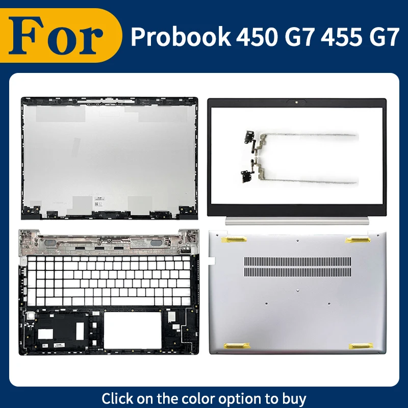New Replace Cove For Probook 450 G7 455R G7 PRO 15 G3 Laptop LCD Back Cover Front Bezel Palmrest Keyboard Top Lower Bottom Case