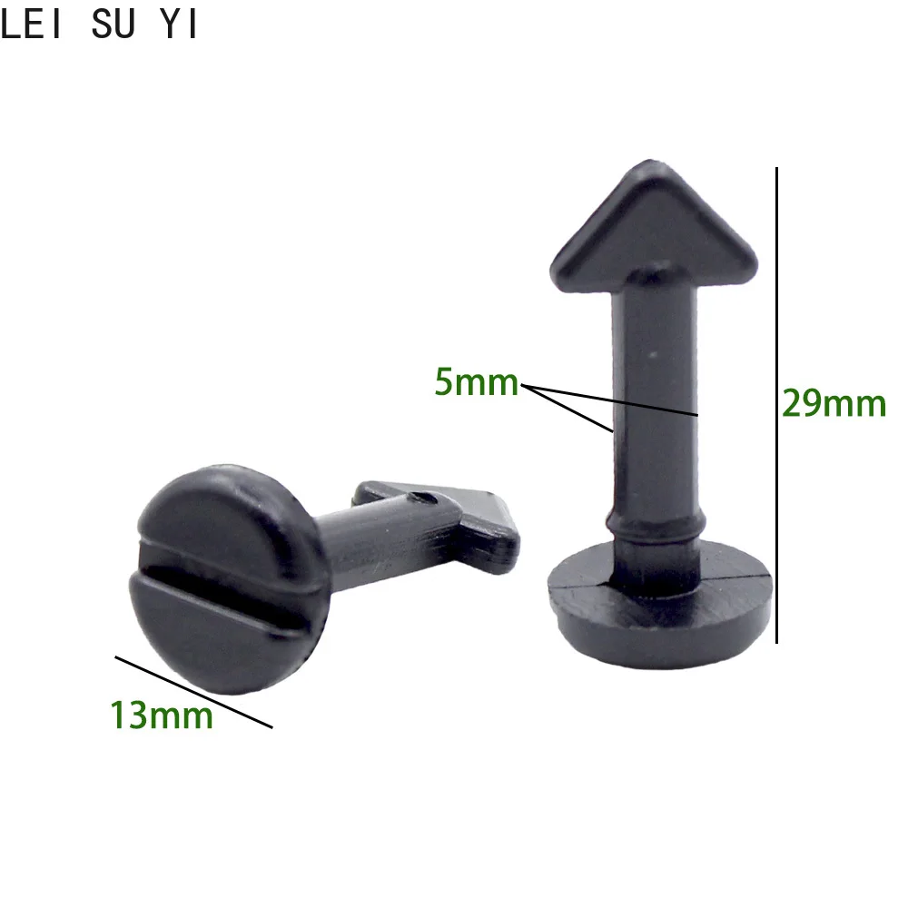 50Pcs Car Engine Cover Fixation Clips 025067 For Peugeot 307 407 Citroën C5 Auto Nylon Fastener Rivets