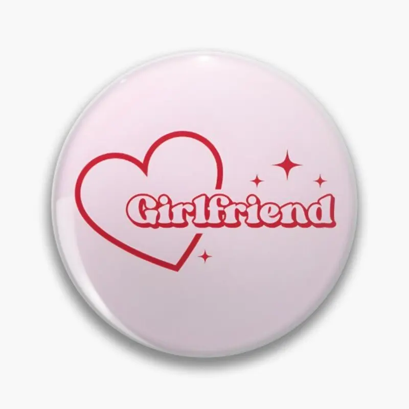 i Love My Girlfriend pin DIY Stylish Team pin Graphic Classic Stylish vintage Metal Badges