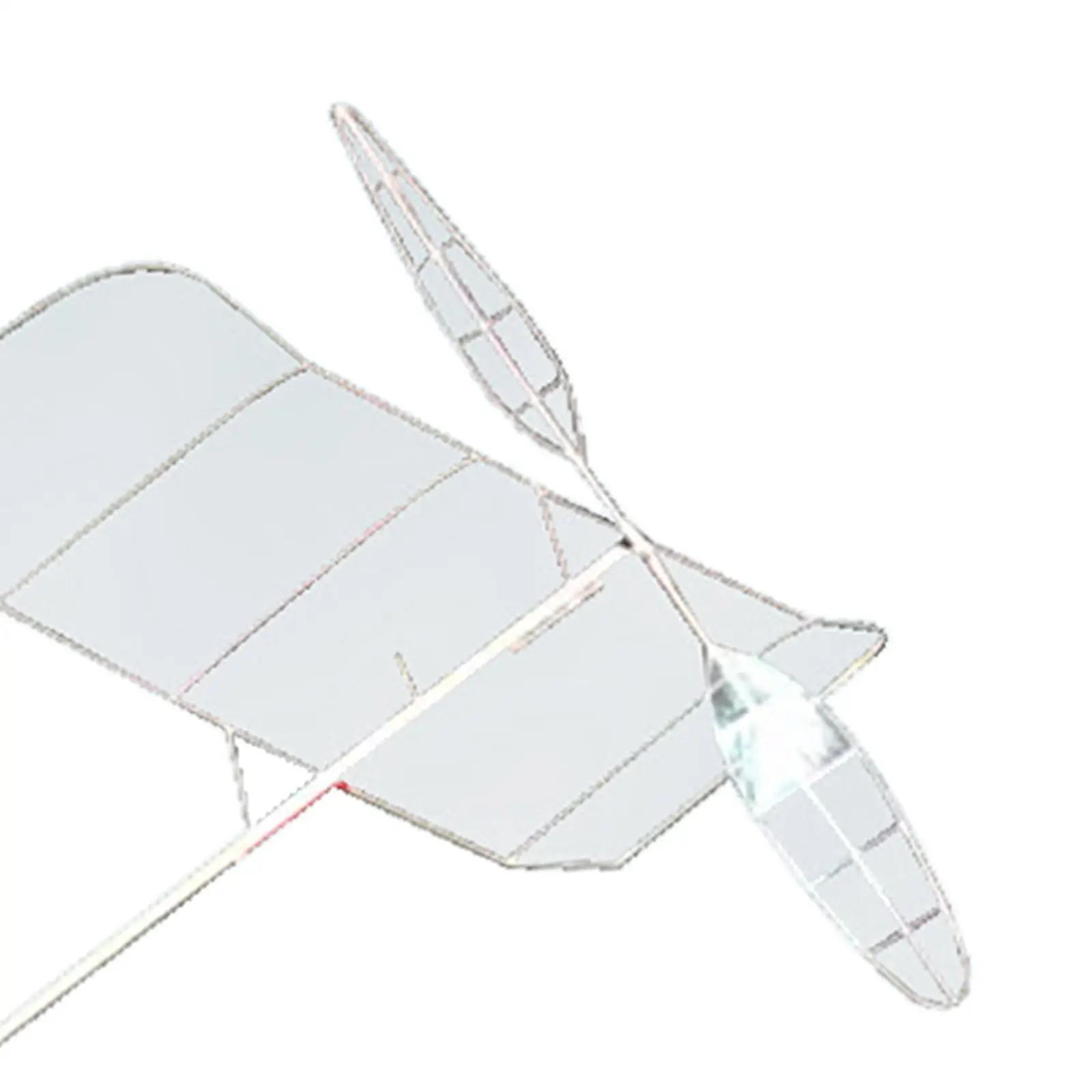 Elastic Powered Airplane Model Flying Toys Logical Thinking Rubber Band Powered Airplane for Park playground Sport Outdoor