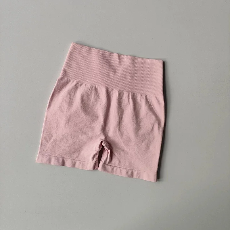 Yoga-Shorts mit hoher Taille, gerafftem Bund und formendem Effekt, 3 Zoll, Bauchstütze, atmungsaktiv, elastisch, Fitness-Shorts für Damen, Pilates, Fitnessstudio – Detail 13