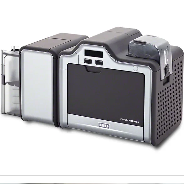 2025High Speed HDP 5000  Heat Transfer Edge to Edge CR80 Pvc Smart Card Printer in Double Side