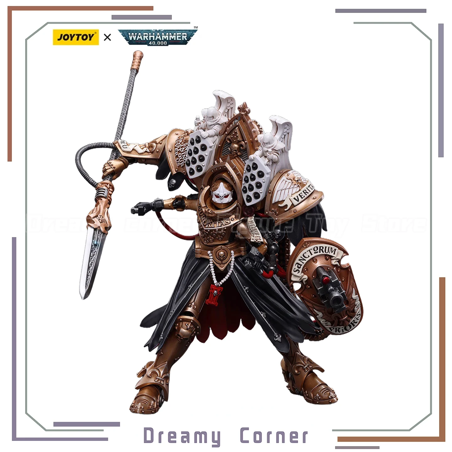 

【В наличии】JOYTOY Warhammer 40K Adepta Sororitas Abbess Sanctorum Vorvenn Vahl 1/18 Аниме Фигурка Игрушки