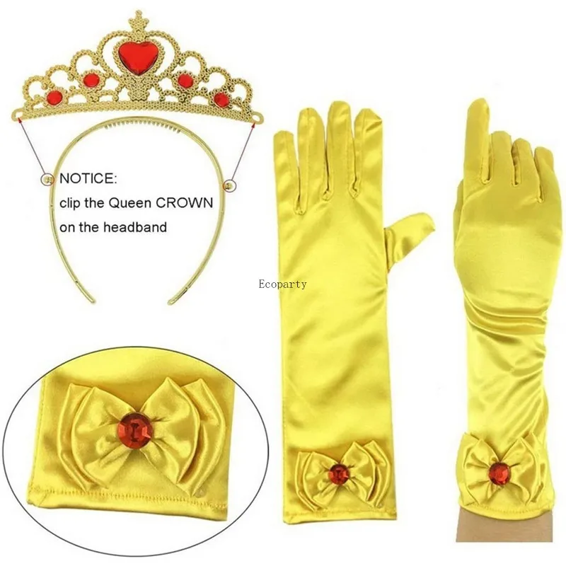 Orgrimmar Prinses Verkleedaccessoires Handschoenen Tiara Kroon Wandkettingen Cadeaus voor kinderen Meisjes