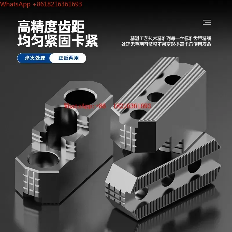 New Arriva 8/10 Inch Hydraulic Chuck Three Jaw L-shaped High-precision Hydraulic Enhanced Jaw CNC Lathe